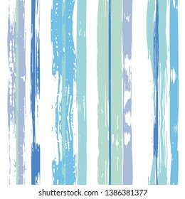 Vector hand drawn paint stripe seamless pattern. Striped graphic background. Ink brush strokes. Grunge stripes, trendy hipster paintbrush line. Texture lines backdrop