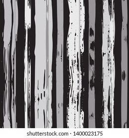 Vector hand drawn paint stripe seamless pattern. Vector striped graphic background. Ink brush strokes. Grunge stripes, trendy hipster paintbrush line. Texture lines backdrop