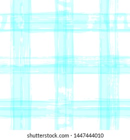 Vector hand drawn paint stripe seamless pattern. Striped graphic background. Ink brush strokes. Grunge stripes, trendy hipster paintbrush line. Texture lines backdrop