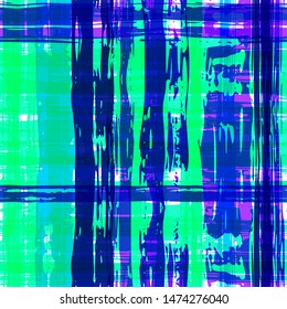 Vector hand drawn paint stripe seamless pattern. Striped graphic background. Ink brush strokes. Grunge stripes, trendy hipster paintbrush line. Texture lines backdrop