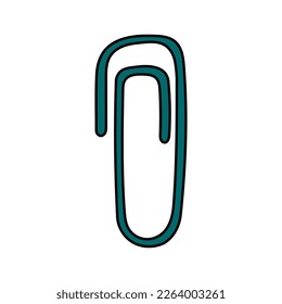 Vector Hand Drawn Paper Clip