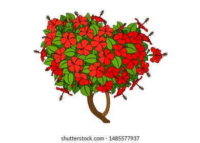 vector hand drawn plant clipart