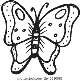 vector hand drawn scribble icon on the white background.