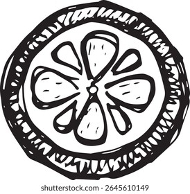 vector hand drawn scribble icon on the white background.