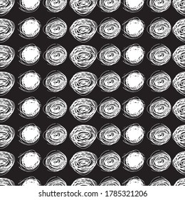 Vector hand drawn seamless background. Illustration with abstract pattern - stock illustration