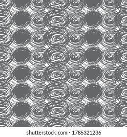 Vector hand drawn seamless background. Illustration with abstract pattern - stock illustration