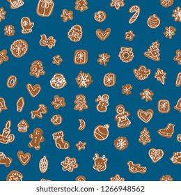 Vector hand drawn seamless pattern. Brush painted letters. Hand lettering for your designs: for posters, invitations, cards, etc.