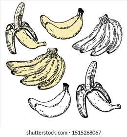 Banana Drawing Images, Stock Photos & Vectors | Shutterstock