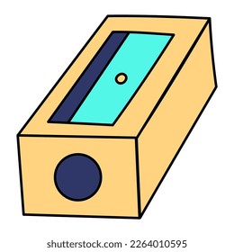 Vector Hand Drawn Sharpener Illustration