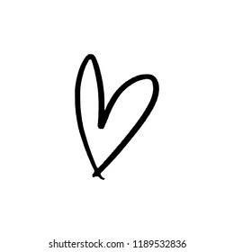 Hand Drawn Heart Outline Images Stock Photos Vectors Shutterstock