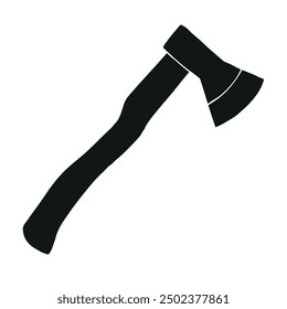 Vector dibujado a mano boceto doodle ax aislado sobre fondo blanco