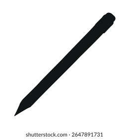 Vector dibujado a mano boceto doodle lápiz silueta aislado sobre fondo blanco