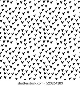 Vector hand drawn sketched abstract dotted texture. Painted abstract background with Grunge Ink Strokes.  