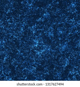 Vector hand drawn space seamless pattern. Dark blue textured background