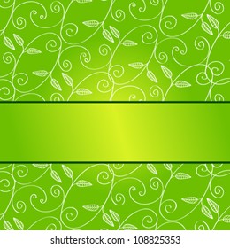 Vector hand drawn style elegant nature background illustration