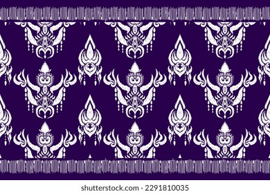 Estilo dibujado a mano vectorial, Patrón ininterrumpido de ikat étnico, estilo africano, vector abstracto, bordado de Chevron, bordado de Paisley, patrón geométrico navajo, motivos aztecos y tribales, aborígenes.