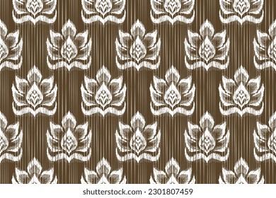 Vector hand drawn style, Ethnic ikat seamless pattern, African style, Abstract vector, Chevron embroidery, Paisley embroidery, Navajo geometric pattern, Aztec and tribal motifs, aboriginal.