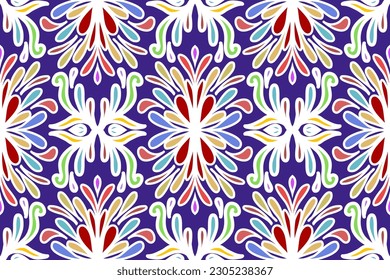 Vector hand drawn style, Ethnic ikat seamless pattern, African style, Abstract vector, Chevron embroidery, Paisley embroidery, Navajo geometric pattern, Aztec and tribal motifs, aboriginal.