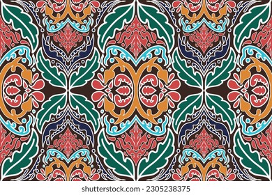 Vector hand drawn style, Ethnic ikat seamless pattern, African style, Abstract vector, Chevron embroidery, Paisley embroidery, Navajo geometric pattern, Aztec and tribal motifs, aboriginal.