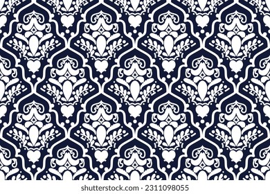 Vektor handgezeichnet Stil, Ethnische ikat nahtlose Muster, afrikanischer Stil, Abstrakte Vektorgrafik, Chevron Stickerei, Paisley Stickerei, geometrisches Muster Navajo, Aztec und Stammesmotive, aboriginal.