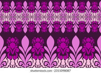 Vector hand drawn style, Ethnic ikat seamless pattern, African style, Abstract vector, Chevron embroidery, Paisley embroidery, Navajo geometric pattern, Aztec and tribal motifs, aboriginal.