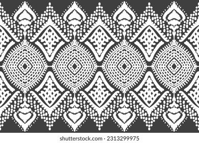 Vector hand drawn style, Ethnic ikat seamless pattern, African style, Abstract vector, Chevron embroidery, Paisley embroidery, Navajo geometric pattern, Aztec and tribal motifs, aboriginal.