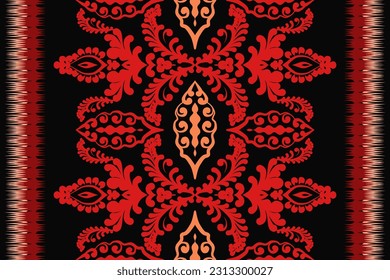Vector hand drawn style, Ethnic ikat seamless pattern, African style, Abstract vector, Chevron embroidery, Paisley embroidery, Navajo geometric pattern, Aztec and tribal motifs, aboriginal.