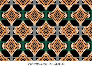 Vector hand drawn style, Ethnic ikat seamless pattern, African style, Abstract vector, Chevron embroidery, Paisley embroidery, Navajo geometric pattern, Aztec and tribal motifs, aboriginal.