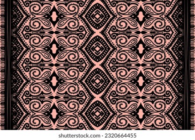 Vector hand drawn style, Ethnic ikat seamless pattern, African style, Abstract vector, Chevron embroidery, Paisley embroidery, Navajo geometric pattern, Aztec and tribal motifs, aboriginal.