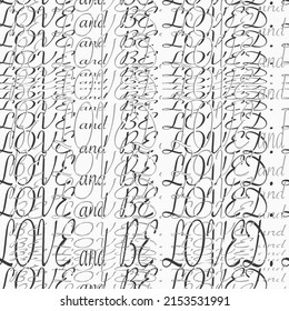 Vector hand drawn typography , seamless pattern design . T-shirt design, textile, banner, scarf digital printing