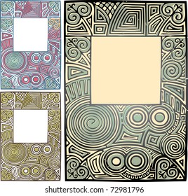 portada de libro vintage dibujada a mano vectorial