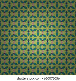 Vector Hand drawn zentangle floral colorfil background. Seamless pattern with abstract ornament.
