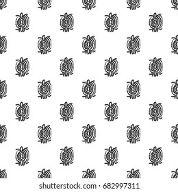Vector hand drown abstract turtle pattern. Watercolor abstract pattern. -stock vector