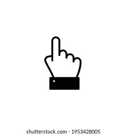 Vector Hand Icon Symbol vector illustration
