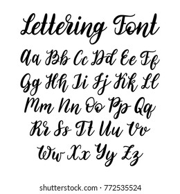 calligraphy alphabet letters