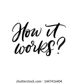 VECTOR HAND LETTERING. HOW IT WORKS