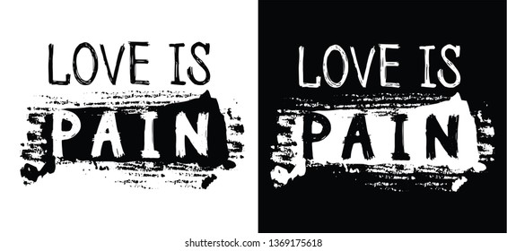 Vector hand lettering with love quotes. Can be used for greeting card of t-shirt print