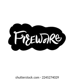 VECTOR HAND LETTERING PHRASE ABOUT CODING. FIRE WARE