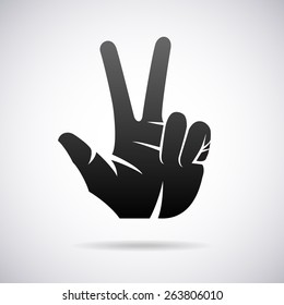Vector hand logo  design template