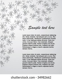 Vector hand made background.