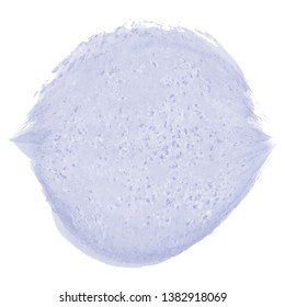 vector hand painted abstract watercolor painting - lavender purple violet colored stain isolated on white background
