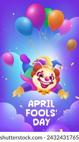 Plantilla de póster vertical de celebración del Día de los Inocentes pintada a mano vectorial