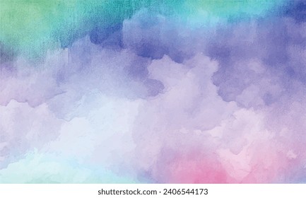 Vector hand painted watercolor abstract watercolor background