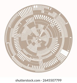 vector hand painting cretive round art design for  watercolor drawn modern geometric ceramic plate pattern design, wall decor, poster, print, cover, hat, geometric, creative home decor, t shirt