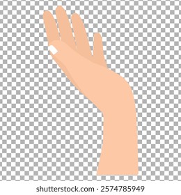 vector hand reaching for something