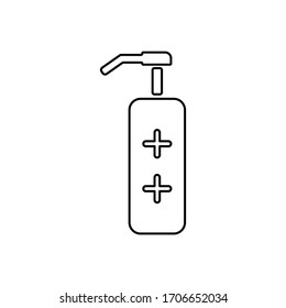 
vector hand sanitizer icon to keep hands clean from bacteria and viruses using the eps 10 format