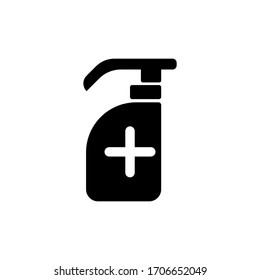 
vector hand sanitizer icon to keep hands clean from bacteria and viruses using the eps 10 format