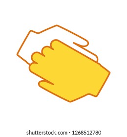 Vector hand shake icon
