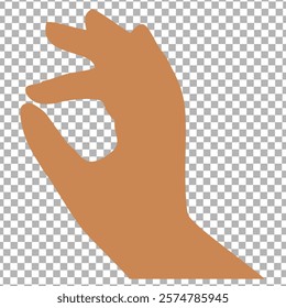 vector hand sign nice template