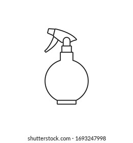 diseño plano de la ilustración del frasco vectorial 
